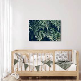 Tablou cu frunze de ferigă (90x60 cm)