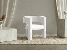 OFERTA Fotoliu alb de designer ALPAH B II. calitate.