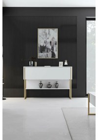 Comodă Luxe White and Gold