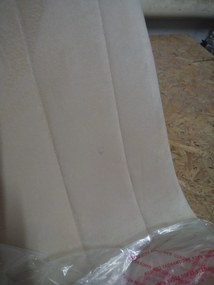 OFERTA Scaun din catifea crem LAVA II. calitate superioara