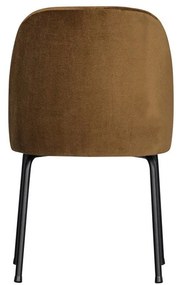 Scaune de dining galben-muștar 2 buc. din catifea Vogue – WOOOD