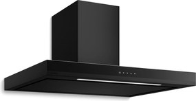 Klarstein Hotă Velaire, Elegantă, minimalistă, performantă, Clasa energetică A++, 595 m³/h, 90 cm