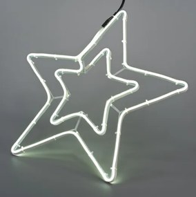Stea dublă de Crăciun 55 cm, 360 LED