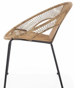 Scaun Bari natural