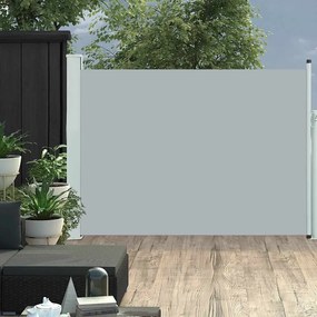 vidaXL Copertină laterală retractabilă de terasă, gri, 100 x 500 cm