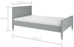 Pat copii Ines gri 120x200 cm