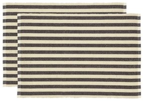 Suport pentru farfurii 2 buc. din material textil 33x48 cm Statement Stripe – Södahl