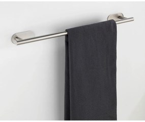 Suport pentru prosoape argintiu mat autoadeziv din oțel inoxidabil Orea Uno – Wenko