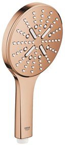 Para dus Grohe Rainshower Eco SmartActive 130 cu 3 jeturi, cupru (warm sunset)