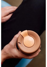 Cană de voiaj roz/maro 454 ml Brew Frappe L – KeepCup