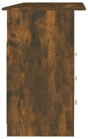 Birou cu sertare, stejar fumuriu, 110x50x76 cm, lemn prelucrat Stejar afumat