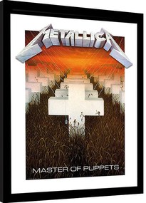 Afiș înrămat Metallica - Master of Puppets