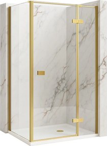 Cabina de dus Rea Atlas 120x100 Brush Gold