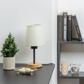 Lampă de masă Brilagi NUBILA WOOD 1xE27/25W/230V stejar/crem