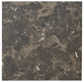 Blat de masa Verhia, Pako World, Gri inchis, Aspect marmura, 12 mm, 69x69 cm