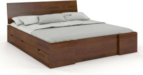 Pat lemn masiv TerraCraft Model 3 cu Sertar Pin Personalizabil - 200x200, Nuc