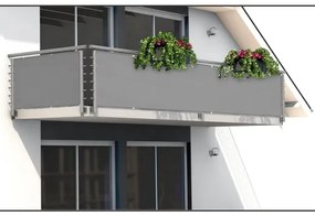 Deuba Paravan de balcon 5m - gri