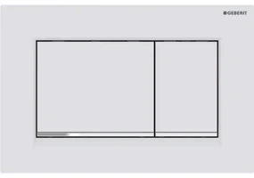 Placa de actionare Geberit Sigma 30 alb mat lacuit, finisaj easy to clean - GEB115.883.JT.1