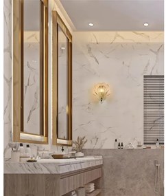 Searchlight 28980SB - Aplică de perete SHELL 1xG9/7W/230V fumurie