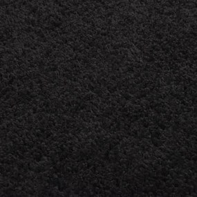 Covor Shaggy, fir lung, negru, 160x230 cm Negru, 160 x 230 cm