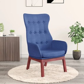 Scaun de relaxare, albastru, material textil 1, Albastru
