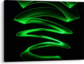Tablou - valuri neon (70x50 cm)