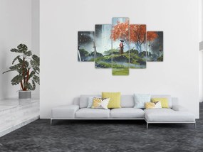 Tablou - Ilustrație a Grădinii de săbii (150x105 cm)