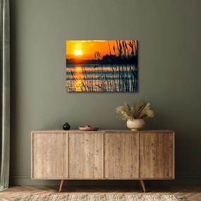 Tablou - Apus de soare la lac (70x50 cm)