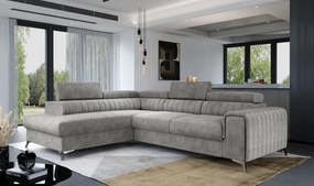 Coltar tapitat, extensibil, 278x92x205 cm, Laurence L01, Eltap (Culoare: Bej / Dora 21)