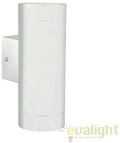 Aplica de perete exterior dubla IP54 Tin Maxi alb 21519901 NL
