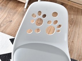 Scaun pentru copii Footy (gri + crom). 1109920