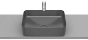 Lavoar pe blat antracit mat Roca Inspira Square 50 cm