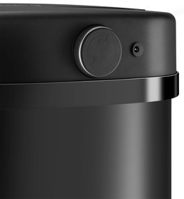 Coș de gunoi pătrat cu senzor - 70 L - negru