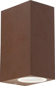 Lampă de perete inteligentă maro ruginiu IP44 incl. 2 GU10 Wifi - Baleno