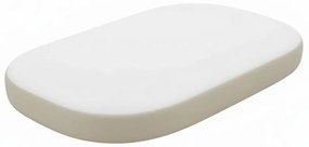 Saltea ovala SmartNest 123x73x12 cm in 5 straturi, husa bumbac - dimensiune atipica - ASC6427968007744
