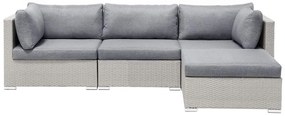 Set canapele pentru grădină Sante (gri deschis). 1011780
