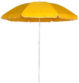 Umbrela de plaja, 1.8 m,galbena