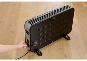 Convector electric Sencor 750/1250/2000W/230V termostat IP24 negru