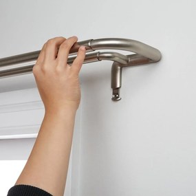 Galerie de perdea extensibilă 122-224 cm din oțel Twilight – Umbra