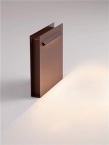 Mini Stalp de exterior LED 2700K, IP67 RECTO H-23cm corten