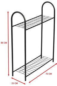 Suport decorativ pentru ghiveci Kobade (negru) . 1093628