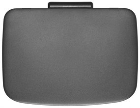 Cos de rufe Brabantia Bo Small 1006635, 12 L, Deschidere silentioasa si lina, Baza antiderapanta, Negru