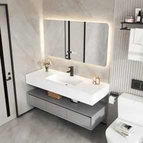 Oglindă Baie LED și Dezaburire Elit's Premium cu Senzor Touch, Lumina Rece, Caldă și Neutră, 90x65cm, lumina ambientala spate