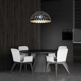 Lustră pe cablu LISA BLACK 1xE27/60W/230V