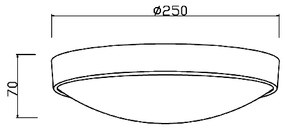Plafonieră Lucide 08109/01/30 LEX 1xE27/9W/230V negru