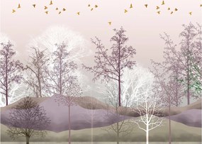 Tablou cu pădure (70x50 cm)