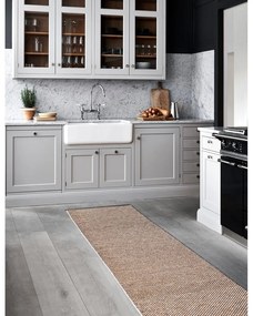 Covor pentru exterior și interior bej 60x85 cm Effi Granit – Pappelina