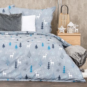 Lenjerie de pat din bumbac 4Home Elegant deer grey, 140 x 220 cm, 70 x 90 cm