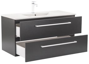 Dulap inferior Vario Clam 100 cu lavoar antracit-antracit