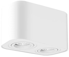 Plafoniera cu spoturi aplicate design minimalist Kobald alb mat